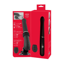 Lade das Bild in den Galerie-Viewer, Stoßvibrator mit 6 cm Extra-Länge und abnehm- verstellbarem Saugfuß
