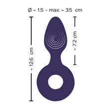 Lade das Bild in den Galerie-Viewer, Analplug mit 12 Vibrationsmodi - Klein, kompakt, kraftvoll - 13 cm
