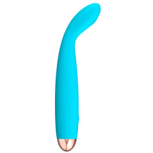 Lade das Bild in den Galerie-Viewer, Silikon Mini-Vibrator in Blau mit 7 Vibrations-Modi, 18,7cm

