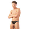 Herren Latex Slip S-L Schritt ouvert 