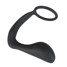 Lade das Bild in den Galerie-Viewer, Penisring mit Anal-Plug 10cm
