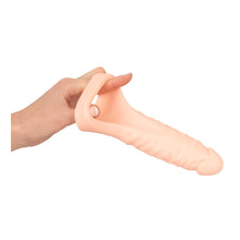 Lade das Bild in den Galerie-Viewer, Naturdildo mit Penisring für doppelte Penetration &quot;Double Fucker&quot;
