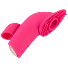 Lade das Bild in den Galerie-Viewer, Finger Vibrator mit kleiner Zunge, Pulsator und Saug-Funktion - 10,2cm
