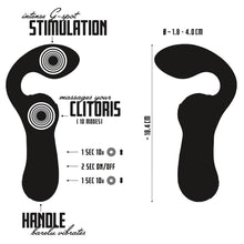 Lade das Bild in den Galerie-Viewer, Double Vibrator - stimuliert Vagina und Klitoris zugleich - 18,4 cm
