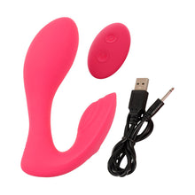 Lade das Bild in den Galerie-Viewer, Ergonomisch gebogener G-Spot Panty Vibrator mit Fernbedienung - 13cm
