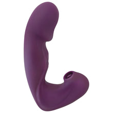 Lade das Bild in den Galerie-Viewer, Vibrator mit Klopf-Funktion &amp; Klitorissauger + bewegliche Zunge
