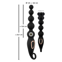 Lade das Bild in den Galerie-Viewer, Anal-Vibrator im Kugeldesign mit 7 Vibrationsmodi, wasserdicht - 22,1 cm
