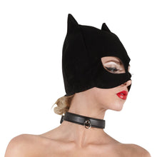 Lade das Bild in den Galerie-Viewer, Kopfmaske Katze schwarz
