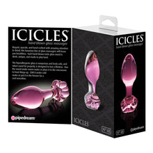 Lade das Bild in den Galerie-Viewer, Glas Anal Plug Icicles No. 48
