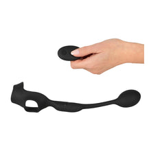 Lade das Bild in den Galerie-Viewer, Penis-Hodenring mit Vibro-Analplug und kabelloser Fernbedienung
