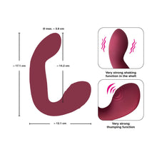 Lade das Bild in den Galerie-Viewer, Rabbit Vibrator mit Shaking + Pochend-klopfender Funktion - 17,1 cm
