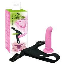 Lade das Bild in den Galerie-Viewer, Soft Strap-On Dildo mit größenverstellbarem Neopren-Harness - 16 cm
