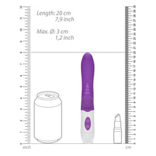 Lade das Bild in den Galerie-Viewer, Silikon Rabbit Vibrator wasserfest mit 10 Vibrationsmodi - 20 cm
