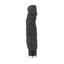 Lade das Bild in den Galerie-Viewer, Big Vibrator Black Nature Skin - 20,5 cm
