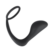 Lade das Bild in den Galerie-Viewer, Penisring mit Anal-Plug 10cm

