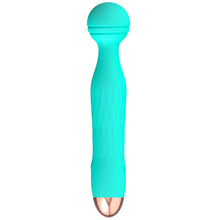 Lade das Bild in den Galerie-Viewer, Silikon Mini-Vibrator mit flexiblem Kopf und 7 Vibrations-Modi - 17,2cm
