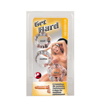 Lade das Bild in den Galerie-Viewer, Penisringe-Set clear &quot;Get Hard&quot;
