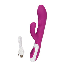 Lade das Bild in den Galerie-Viewer, Rabbit-Vibrator mit Wärme-Funktion 22cm, Javida Heating
