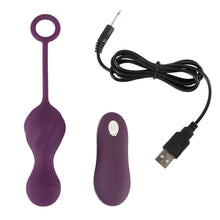 Lade das Bild in den Galerie-Viewer, Silikon Vibrokugeln mit 10 Vibrationsmodi und kabelloser Fernbedienung
