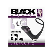 Lade das Bild in den Galerie-Viewer, Penisring mit Vibroplug und Perineum-Steg
