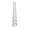 Icicles No. 2 Glas Dildo mit 9 Reizkugeln - 22,5 cm
