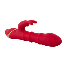 Lade das Bild in den Galerie-Viewer, Rabbitvibrator mit 3 Massage-Ringen, Wasserdicht - 23,7 cm
