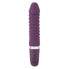 Lade das Bild in den Galerie-Viewer, Vibrator mit Wärme-Funktion aus weichem Liquid Silikon - 23,5 cm
