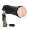 Masturbator Pussy to Go mit Vibration in diskreter Dose, 23cm
