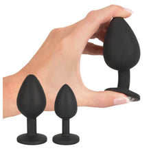 Lade das Bild in den Galerie-Viewer, Silikon Anal-Set 4-tlg. mit Analdusche und 3 Plugs
