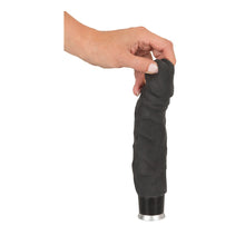 Lade das Bild in den Galerie-Viewer, Big Vibrator Black Nature Skin - 20,5 cm
