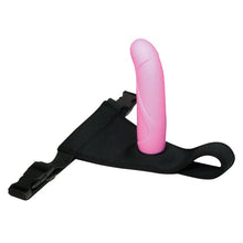Lade das Bild in den Galerie-Viewer, Soft Strap-On Dildo mit größenverstellbarem Neopren-Harness - 16 cm
