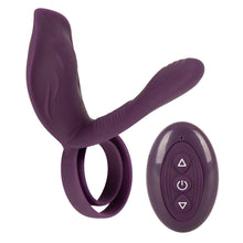 Lade das Bild in den Galerie-Viewer, Paarvibrator mit Penis- und Hodenring &amp; Klitorisreizer
