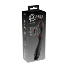 Lade das Bild in den Galerie-Viewer, Rebel P-Spot Vibrator mit Reiznoppen, 7 Vibrations-Modi, 23,5 cm
