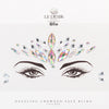 Dazzling Crowned Face Bling Sticker
