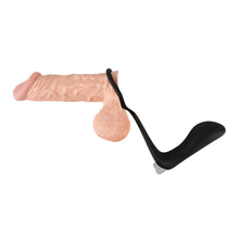 Lade das Bild in den Galerie-Viewer, Penisring mit Vibroplug und Perineum-Steg
