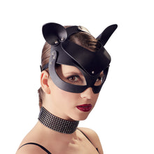 Lade das Bild in den Galerie-Viewer, Bad Kitty Katzen-Maske mit Strass schwarz