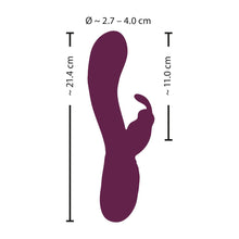 Lade das Bild in den Galerie-Viewer, Rabbit-Vibrator 3 Motoren verwöhnen Vagina G-Punkt Klitoris - 21,4 cm