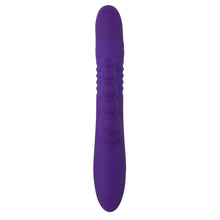 Lade das Bild in den Galerie-Viewer, Triple Vibrator mit Stoßfunktion und Klitoris- und Analvibrator - 26cm
