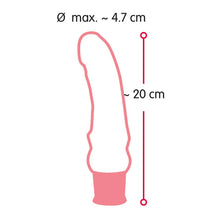 Lade das Bild in den Galerie-Viewer, Nature Skin Real Vibrator mit 8 Vibrationsmodi - 20cm

