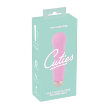 Lade das Bild in den Galerie-Viewer, Silikon Mini-Vibrator Rosa konkave Einbuchtungen Cuties
