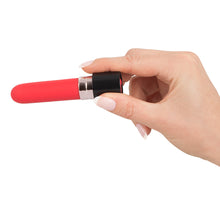 Lade das Bild in den Galerie-Viewer, Silikon Lippenstift-Vibrator mit Soft Touch Textur, 10 Vibrationen