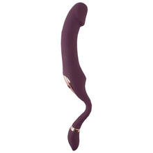 Lade das Bild in den Galerie-Viewer, Doppelvibrator mit nickender Vibro-Spitze + biegsamem Klitorisvibrator
