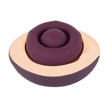 Lade das Bild in den Galerie-Viewer, Auflegevibrator mit Haltering + rotierenden Massagekugeln - 9,9 cm
