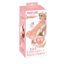 Lade das Bild in den Galerie-Viewer, 2-in-1 Penishülle und Masturbator aus Nature Skin
