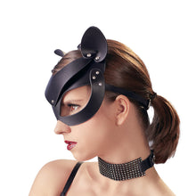 Lade das Bild in den Galerie-Viewer, Bad Kitty Katzen-Maske mit Strass schwarz
