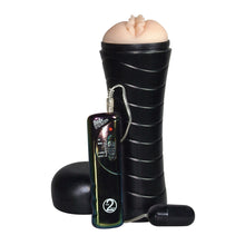 Lade das Bild in den Galerie-Viewer, Masturbator Pussy to Go mit Vibration in diskreter Dose, 23cm
