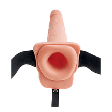 Lade das Bild in den Galerie-Viewer, Umschnalldildo mit Spritz-Funktion, Strap-On 21,6cm
