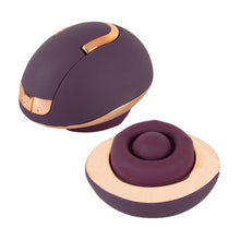 Lade das Bild in den Galerie-Viewer, Auflegevibrator mit Haltering + rotierenden Massagekugeln - 9,9 cm
