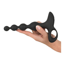 Lade das Bild in den Galerie-Viewer, Silikon Anal-Vibrator im Kugeldesign mit 10 Vibrationsmodi, 20 cm
