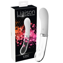 Lade das Bild in den Galerie-Viewer, G-Spot LED Vibrator - Beidseitig nutzbar - Glas und Silikon - 18 cm
